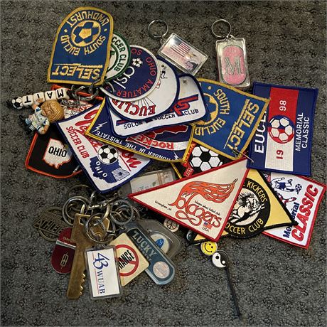 Random Variety of Patches and Keychains