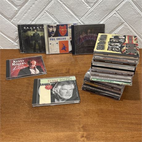 Music CDs in Various Genres