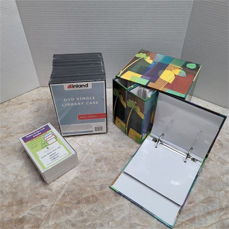 Recipe Cards, DVD Cases, Photo Albums