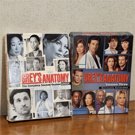 Greys Anatomy Seasons 2 & 3 *see description*