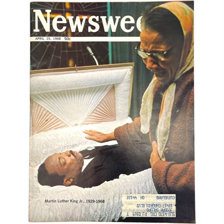 1968 April 15th Newsweek Magazine - Martin Luther King Jr., 1929-1968