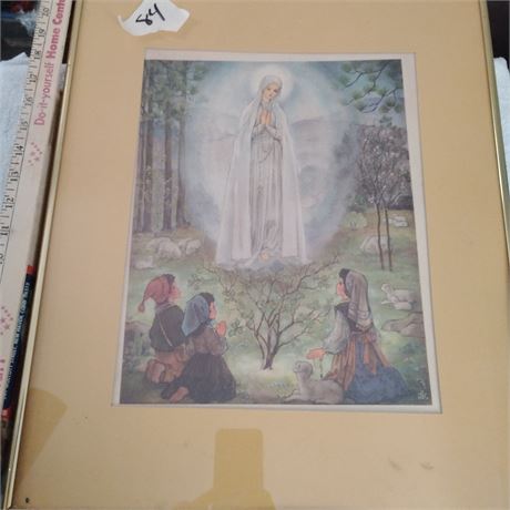 Virgin Mary to the three shepherd children of Fátima.