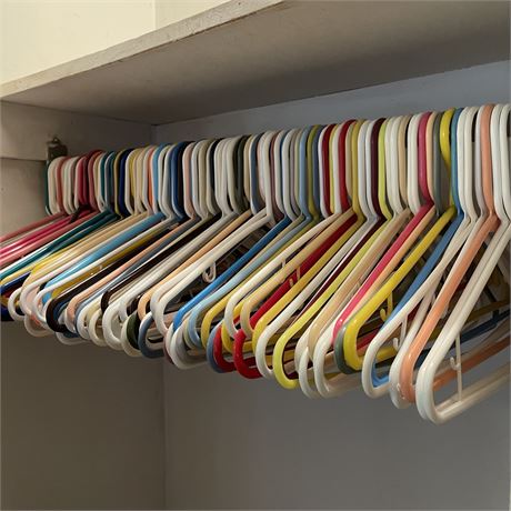 Plethora of Plastic Clothes Hangers