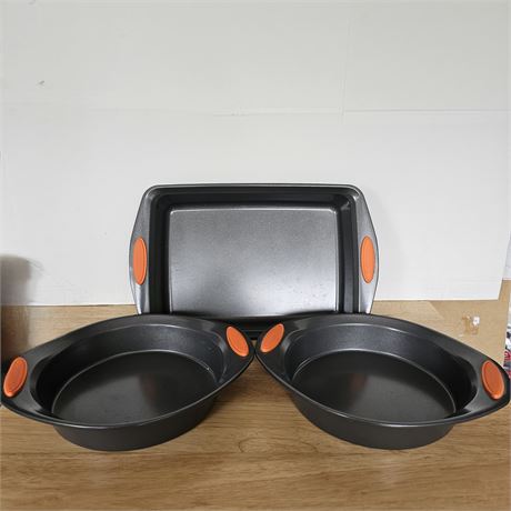 Rachael Ray 3-piece baking pan set