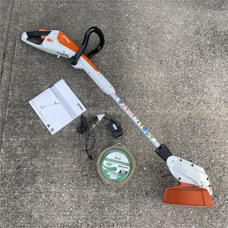 Stihl FSA 45 Cordless Battery Powered String Trimmer w/ Charger and Trimmer Line