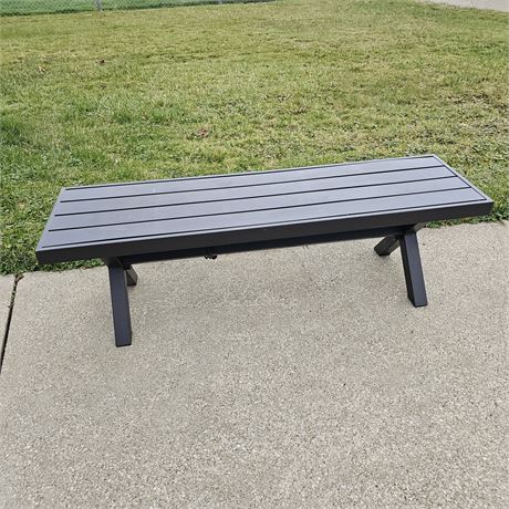 Heavy Duty Painted Metal Bench