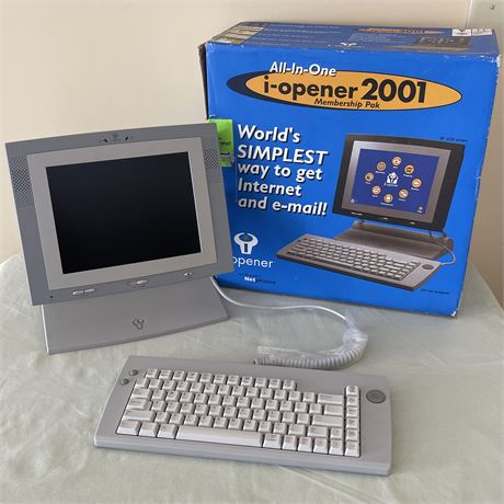 All-In-One i-opener 2001 Netpliance Computer Internet Device