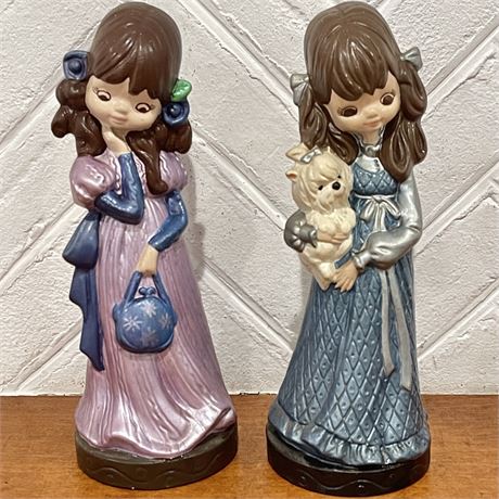 Vtg Holland Mold Ceramic Hand-Painted Figurines