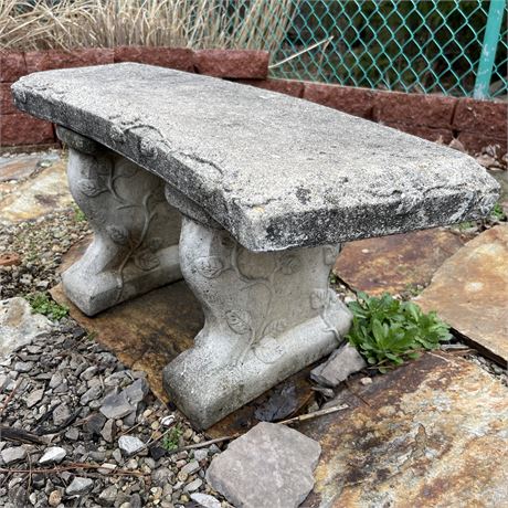 Curved Cement Bench (3 piece)