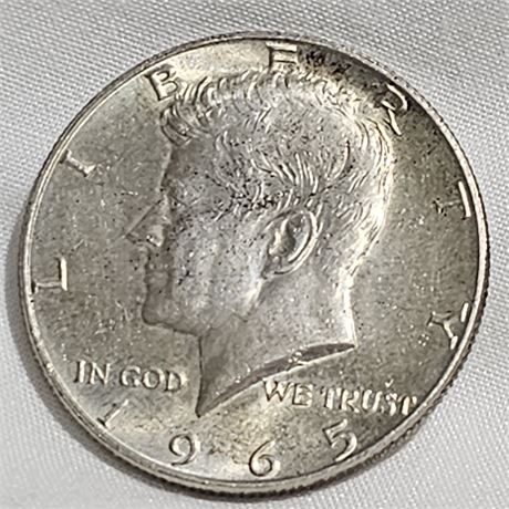 1965 Kennedy Half Dollar Silver