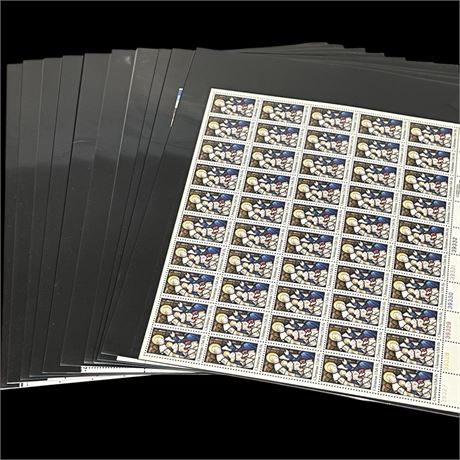 20 Full Pages of Collectible Stamps