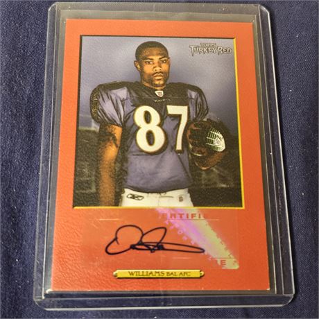 Demetrius Williams Signed & Numbered 86/199~ Topps Card  in Protective Sleeve