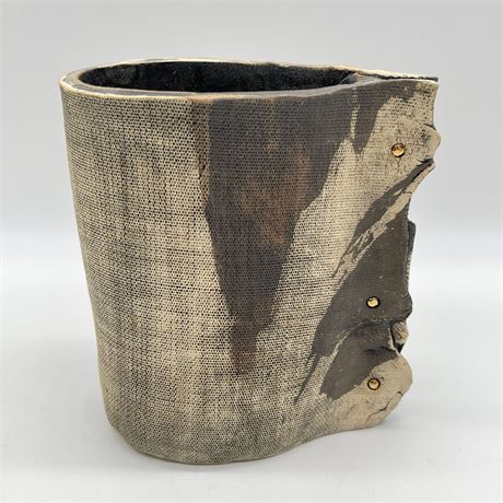 Unique Textured Pottery Vase