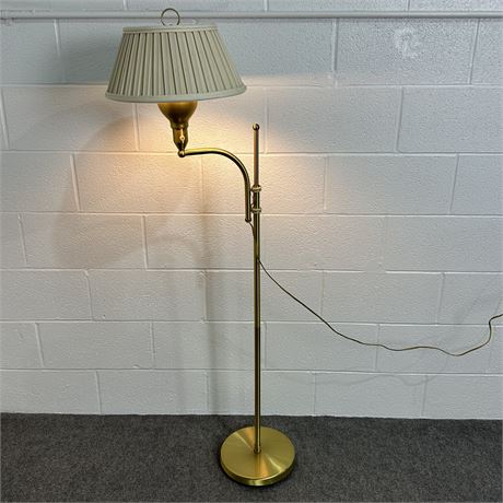 Vintage Floor Lamp with Adjustable Light Height