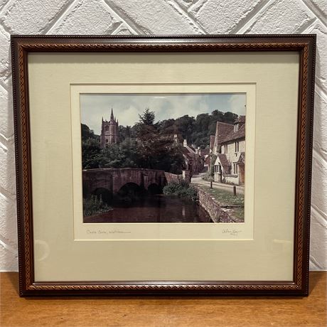Signed and Framed Castle Combe, Wiltshire Photo