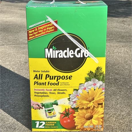 NIB Miracle-Gro 15lb All Purpose Plant Food