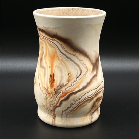 Nemadji Pottery Vase in Earthtone Colors