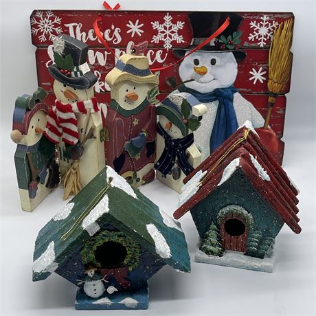 Holiday Snowman Themed Decor