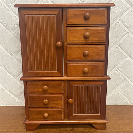 Vtg Mele Dresser-Top Jewelry Box