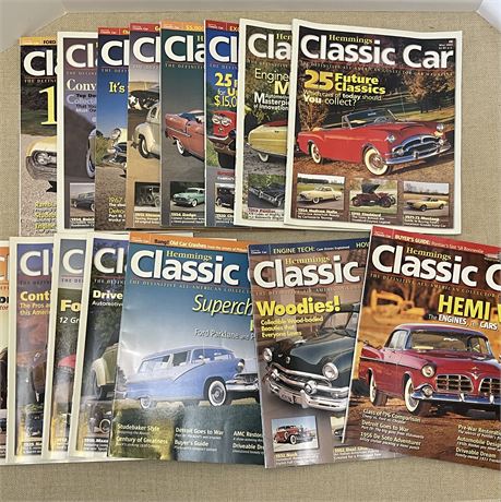 2004-2006 Hemmings Motor News "Classic Car" Magazines
