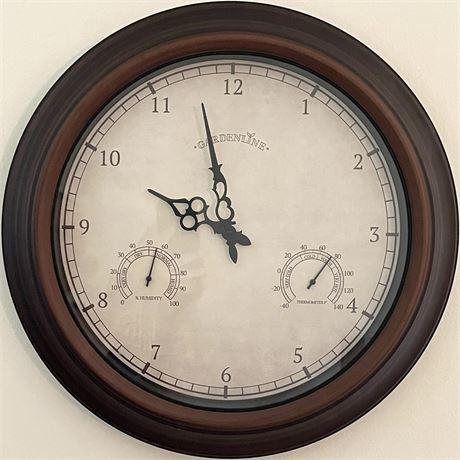 Gardenline Hanging Weather Clock