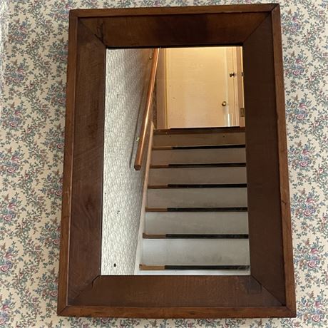 Vintage Rustic Wood Wall Mirror