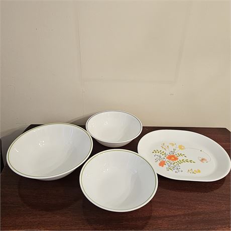 Corelle "Wildflower" Serving Dishes
