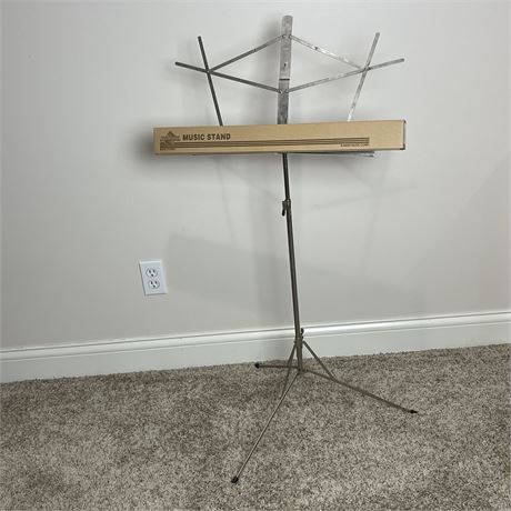Kaman Collapsible Music Stand with Storage Box