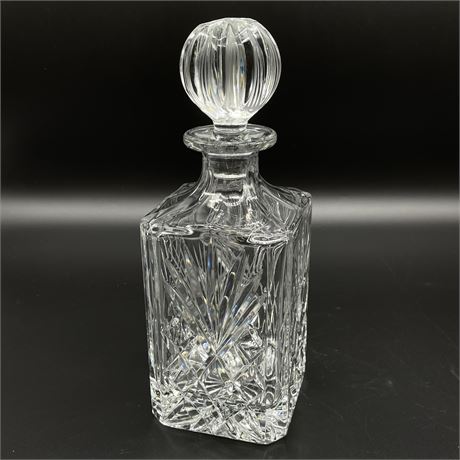 Cut Crystal Whiskey Decanter w/ Stopper