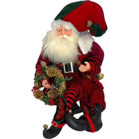 20" Long Seated Santa