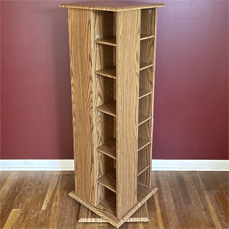 Spinning DVD/Media Storage Tower w/ Additional 5 Shelves