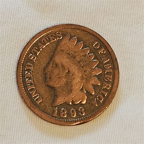 1893 Indian Head Cent