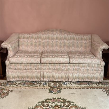 Western Furniture Co. Pastel Upholstered Sofa