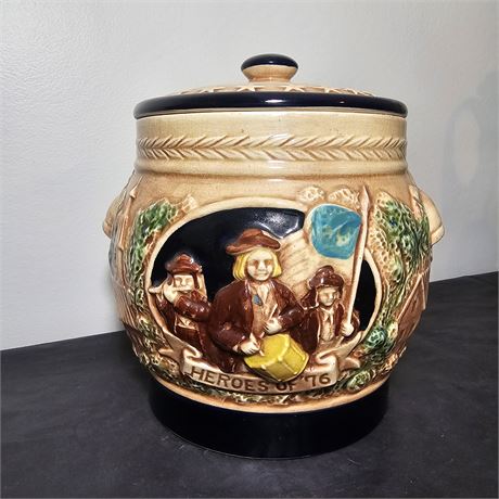 Vintage Inarco Japan~ Heroes of 1776 Cookie Jar