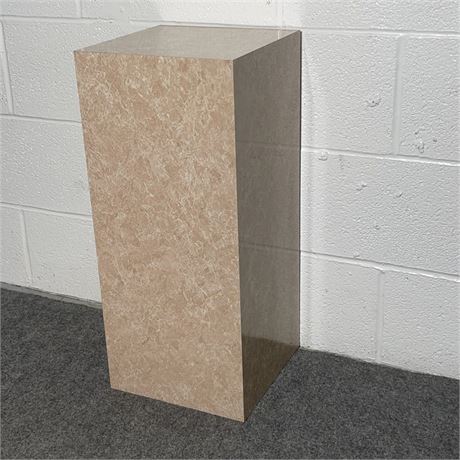 Austin Productions Faux Travertine Laminate Pedestal