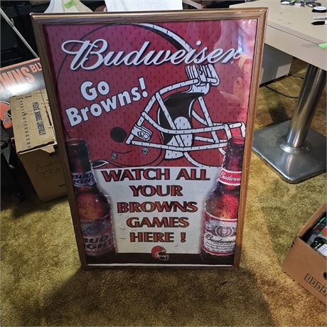 Budweiser Beer Cleveland Browns football