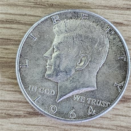 1964 Kennedy Half Dollar, Silver