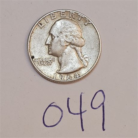 1964  Washington Silver Quarter