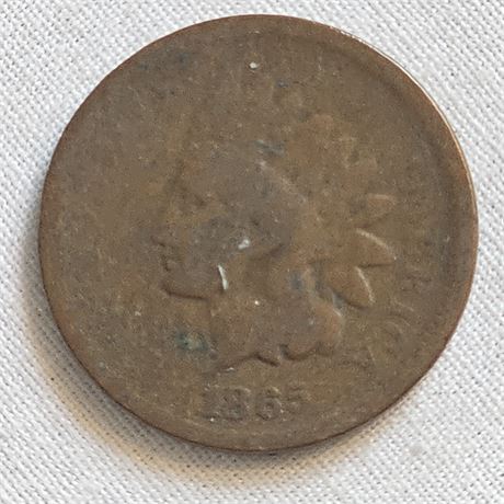 1865 Indian Head Penny