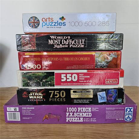 Vintage puzzle lot