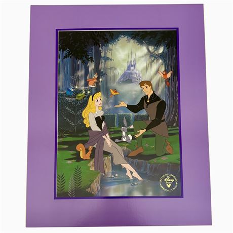 Disney's Sleeping Beauty Exclusive Commemorative Gold Seal Frameable Lithograph