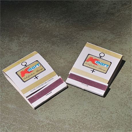 KMart matchbooks. Unused