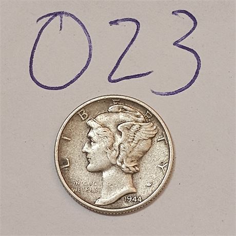 1944 Mercury  Dime Silver