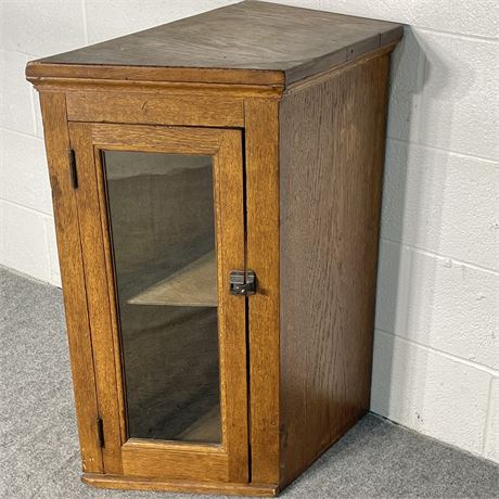 Antique Corner Display Cabinet
