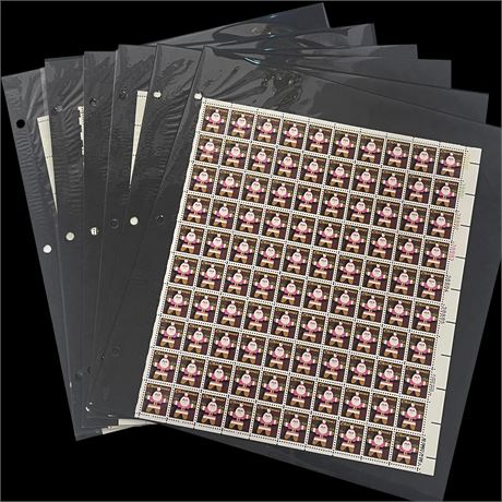 12 Full Sheets of Collectible Stamps