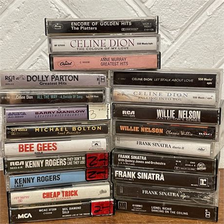 Variety of Cassette Tapes