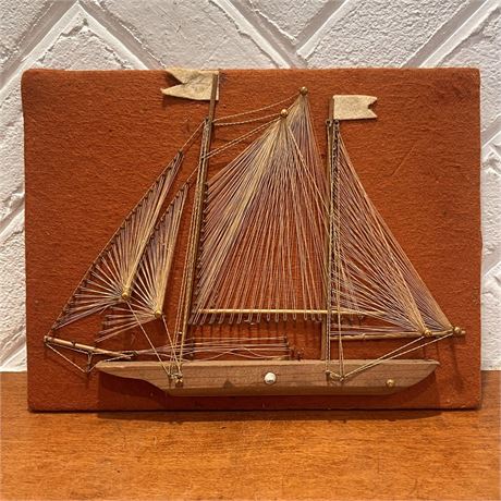 Vintage Nautical String Art