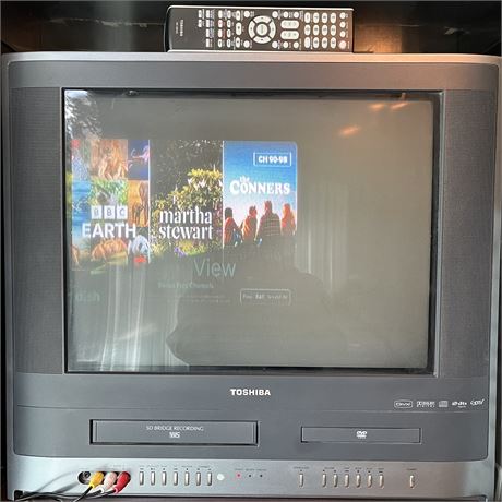 Toshiba MW20H63 20" CRT TV/DVD/VCR Combo w/ Remote