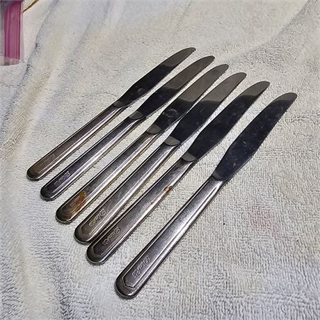 Gorham silverplate flatware, specifically identified by the "Dinks" pattern name