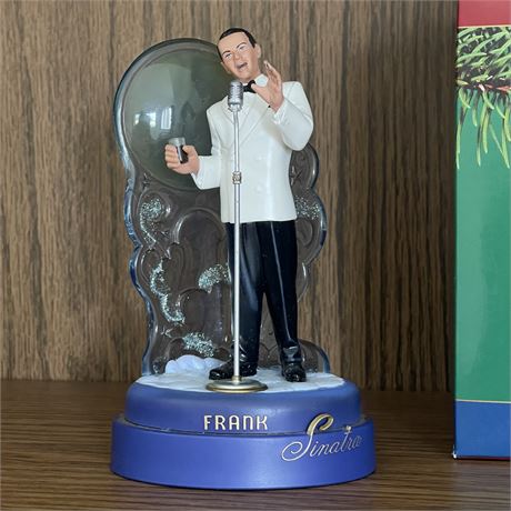 Frank Sinatra Ol' Blue Eyes Musical and Light up Ornament - Heirloom Collection